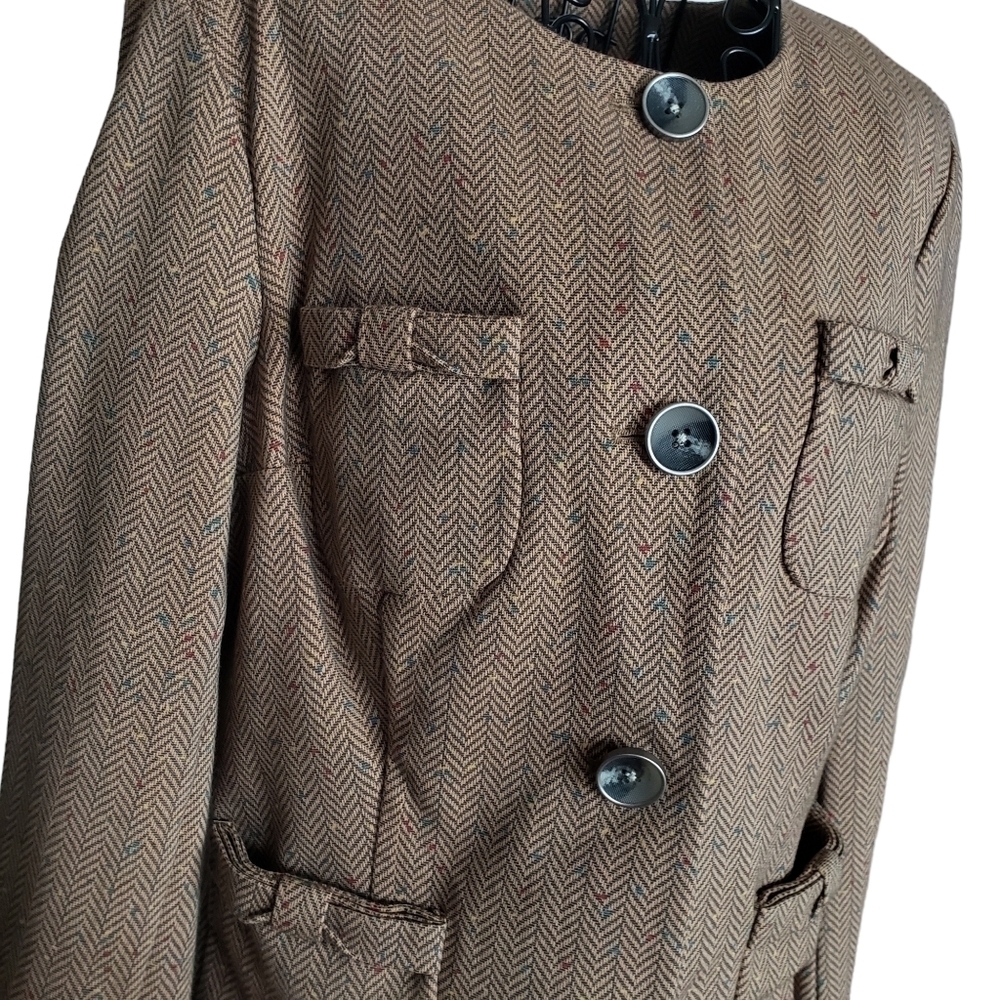 šCabi 3170 Herringbone Fleck Penny Blazer, Size XS - Picture 7 of 14